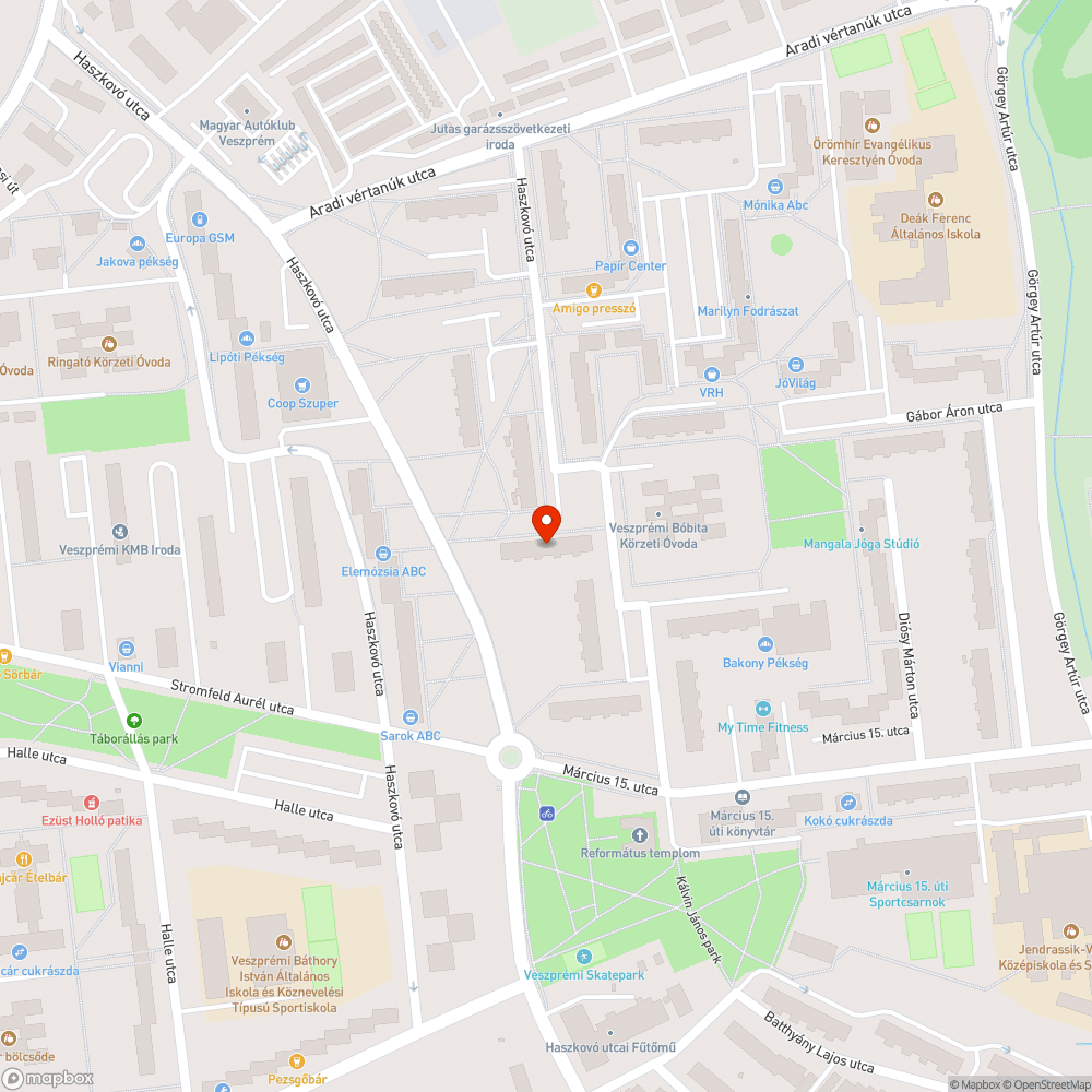 Darázsfészek bejelentés helye