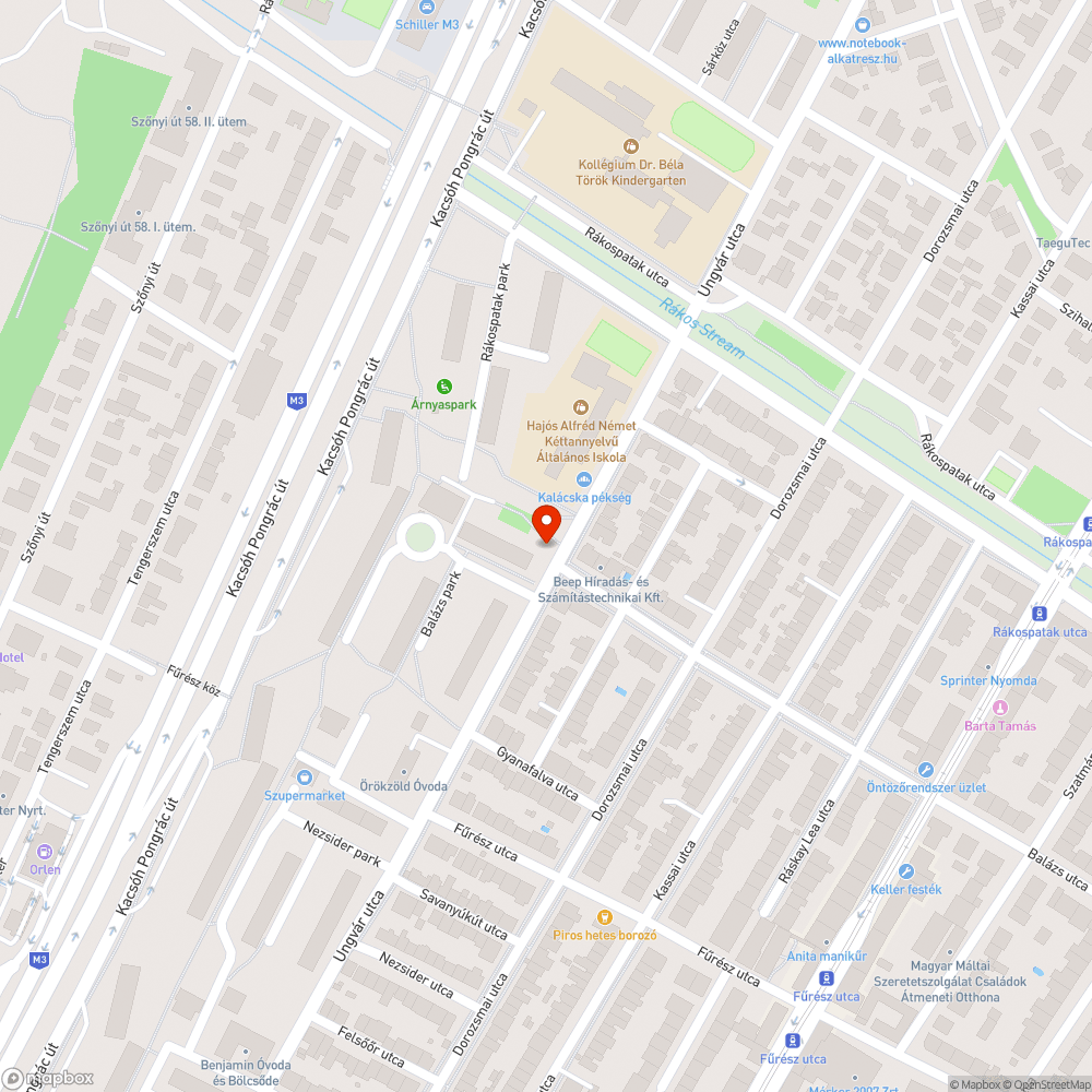 Járdára belógó növényzet bejelentés helye