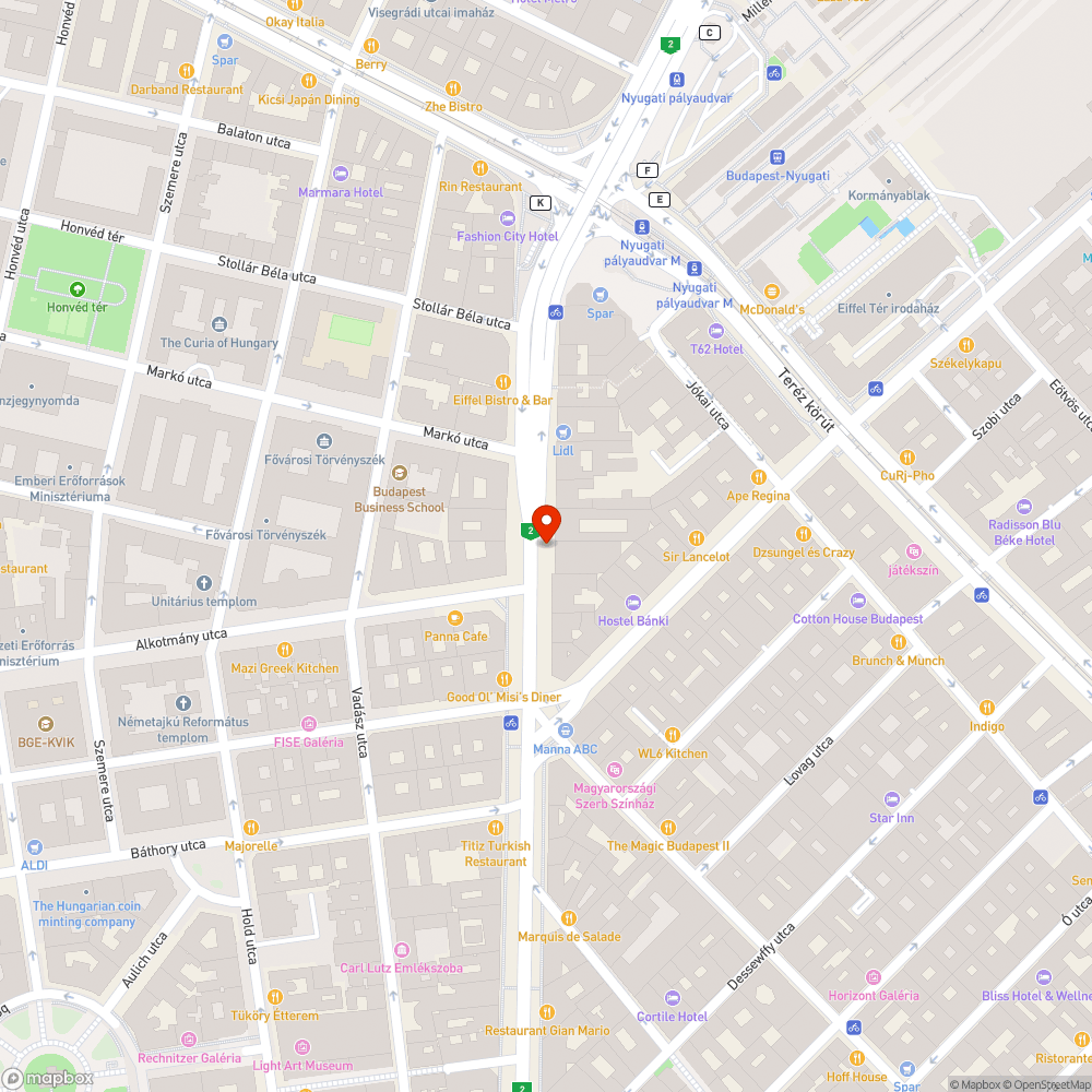 Roncs bejelentés helye