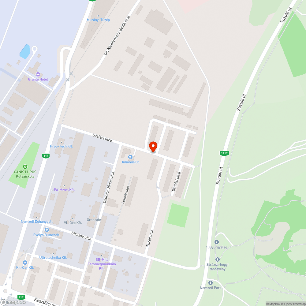 Megsüllyedt fedél bejelentés helye