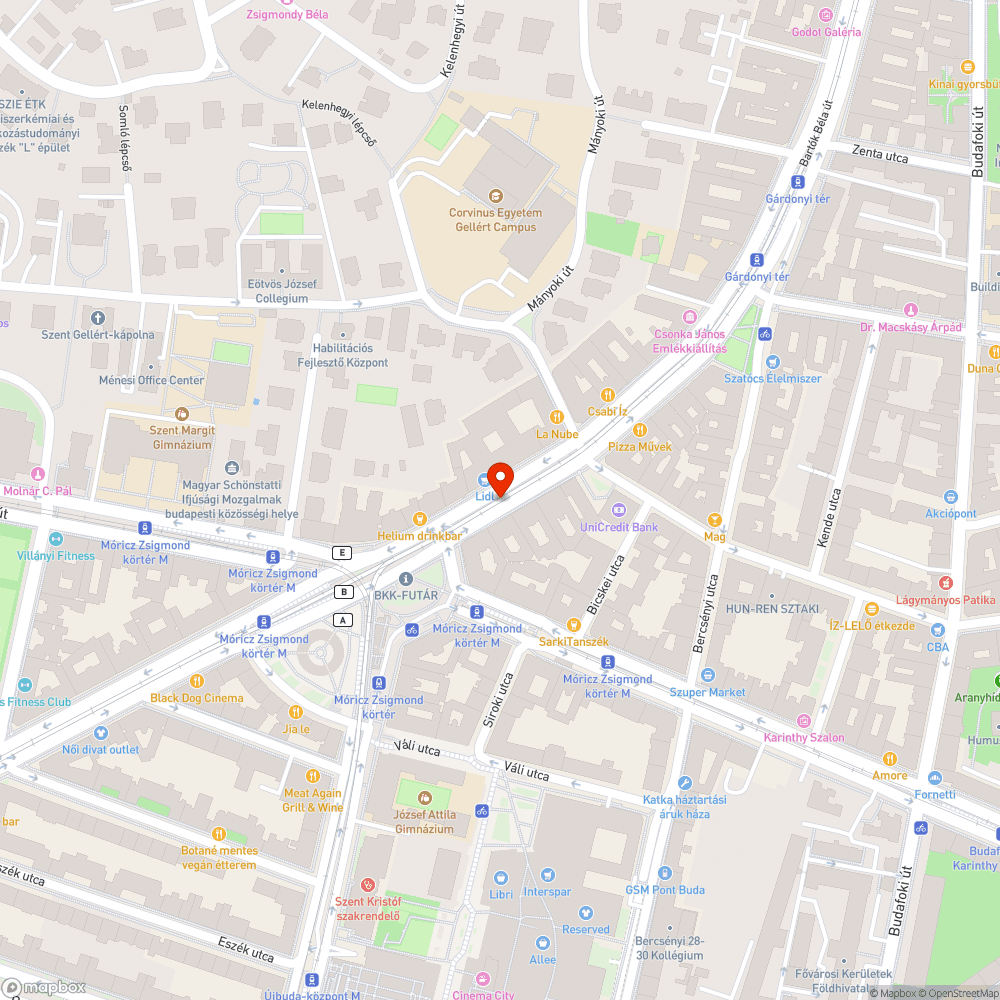 Hiányzó parkolásgátló oszlopok bejelentés helye