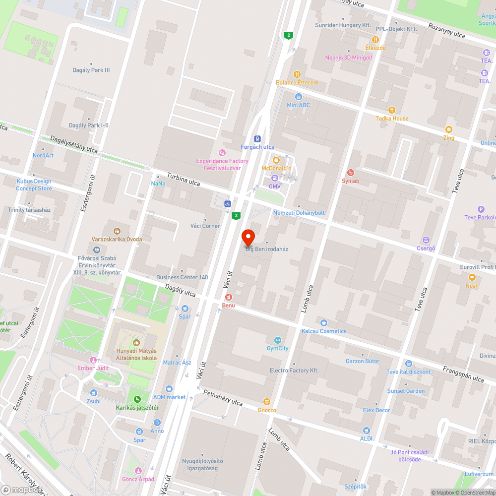 Nem működő közvilágítás bejelentés helye