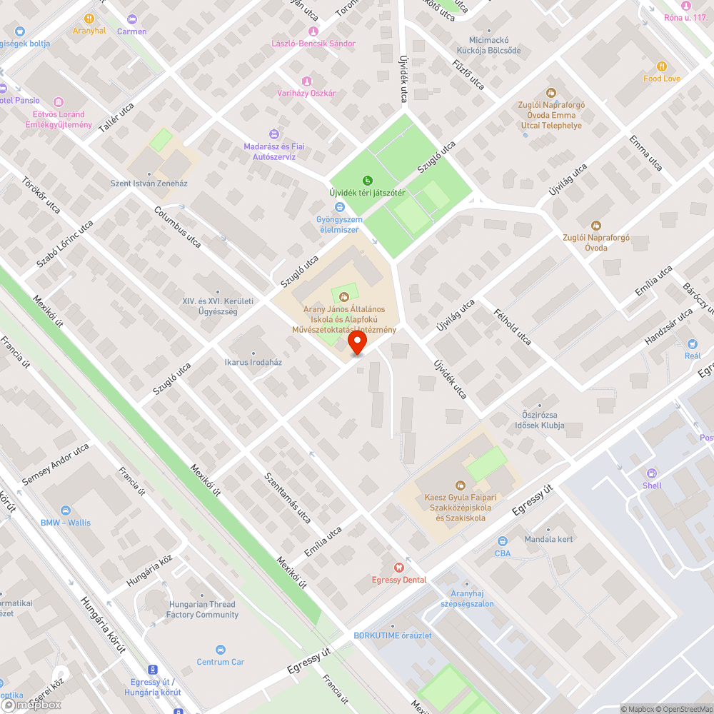 Kukaürítés aktuális bejelentés helye