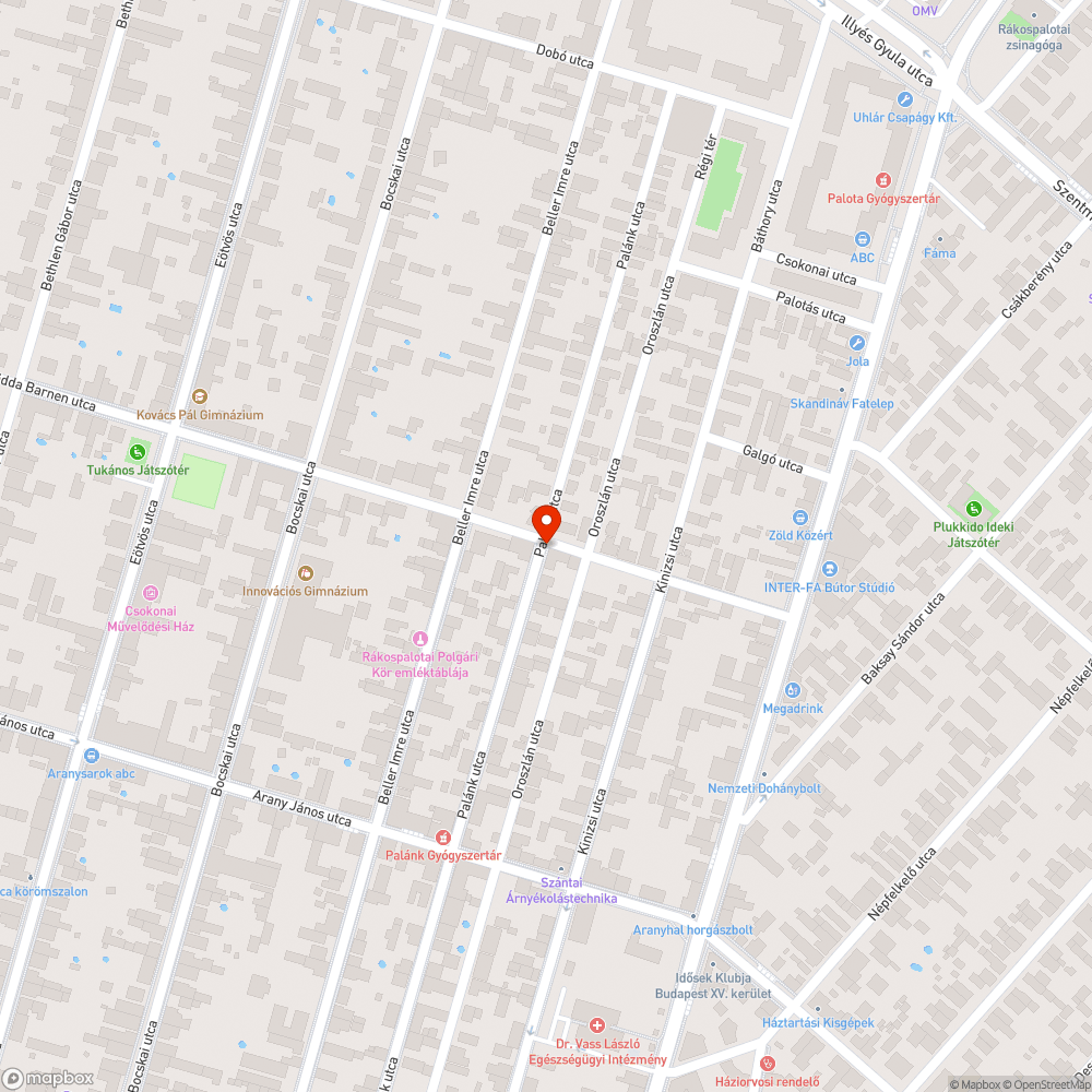 Nem űritett szemetes bejelentés helye