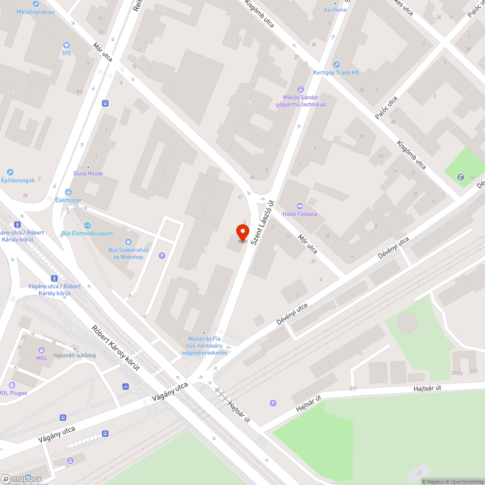 Járdát belepő gaz bejelentés helye