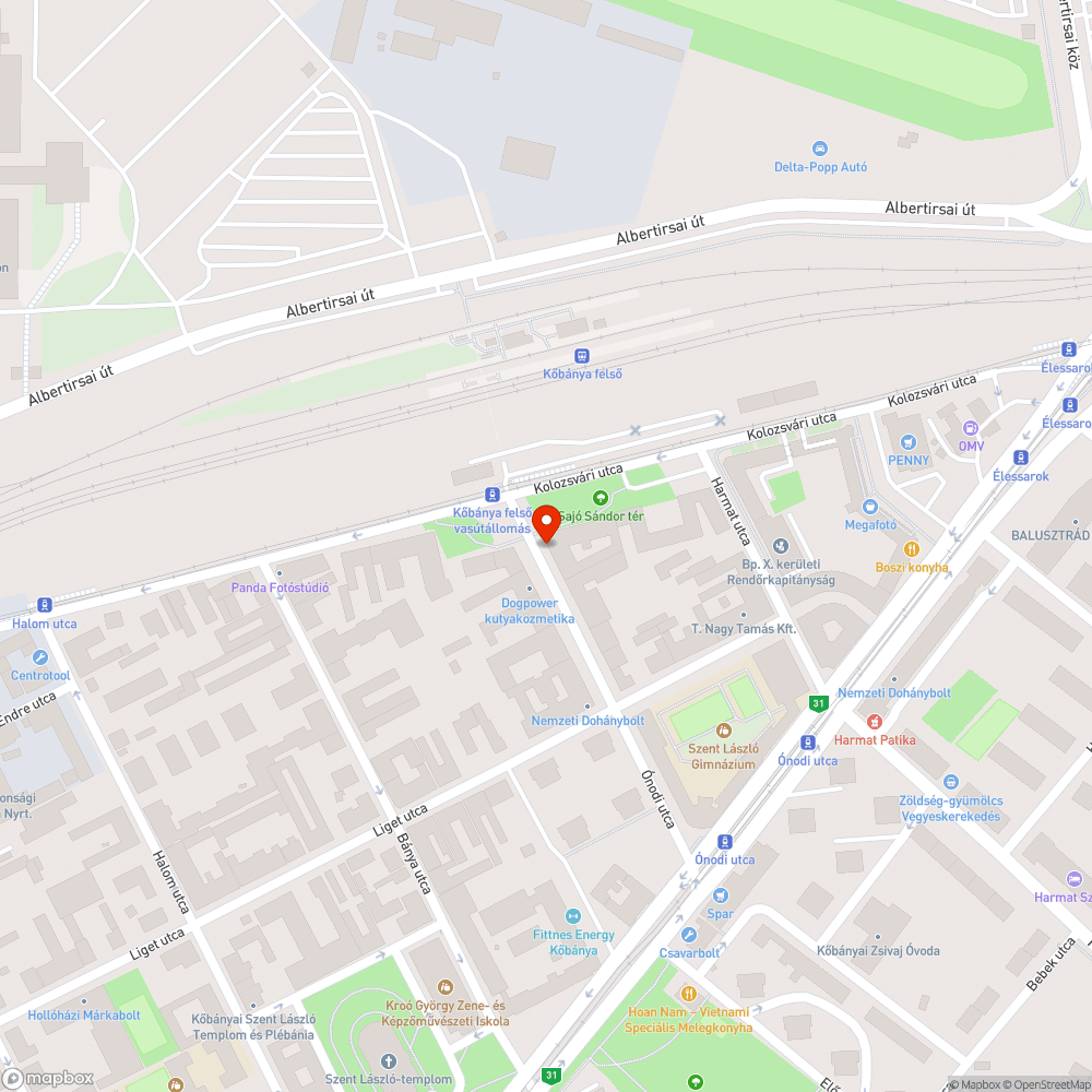 Egy nagyon graffitis és rongálódott telefonfülke bejelentés helye