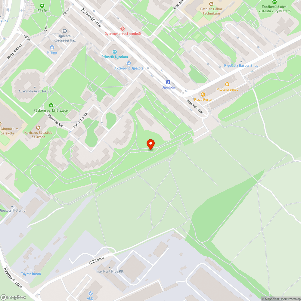 Óriás gaz bejelentés helye