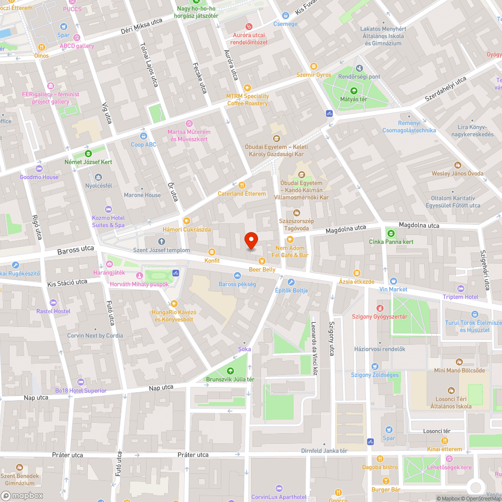 Baross utca köztisztasági állapota óta bejelentés helye