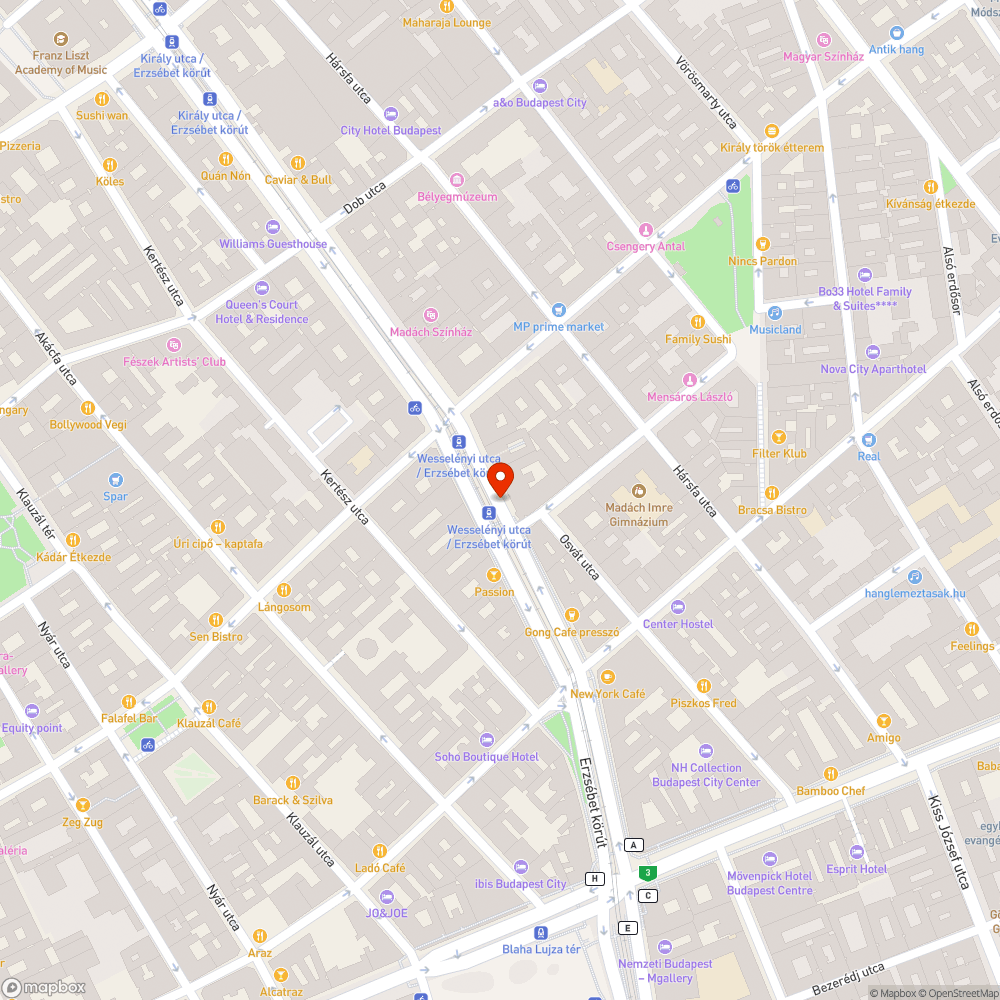 Szemetes középsziget bejelentés helye