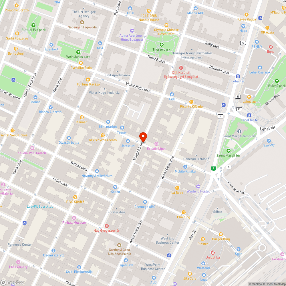 Csanády utca zöld futtatók bejelentés helye