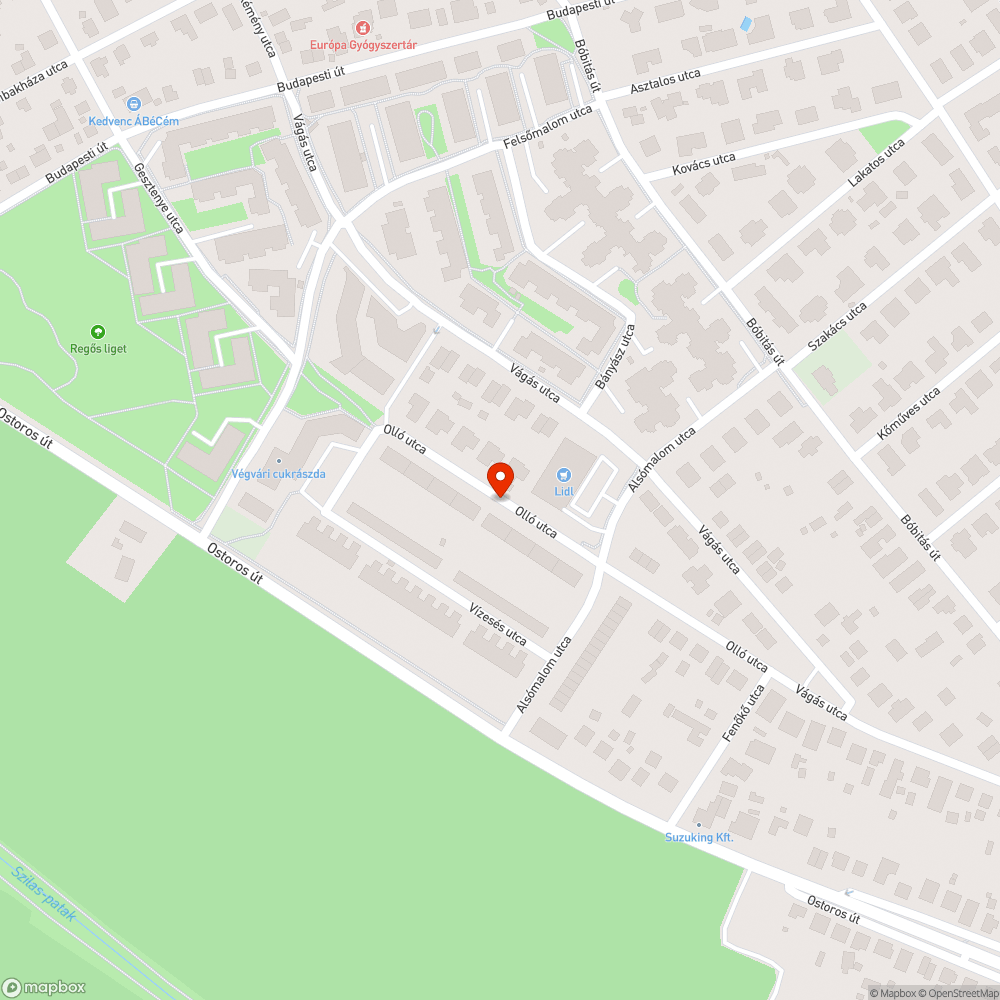 Elhagyott, nem használt jármű bejelentés helye