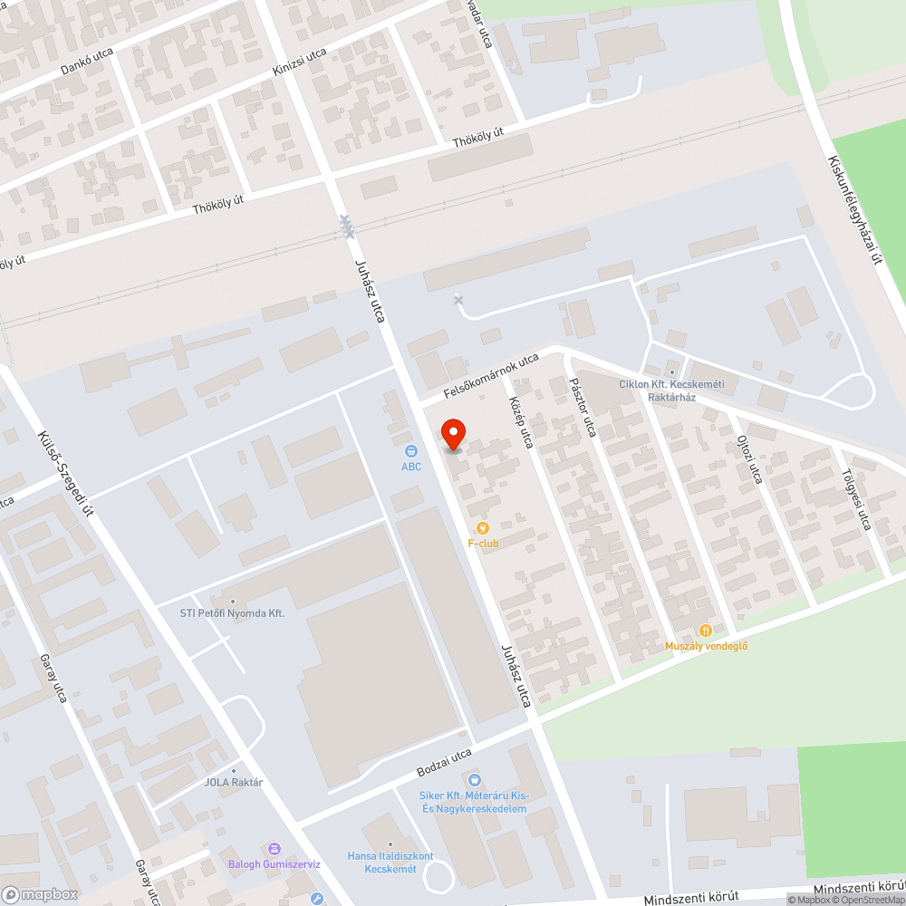 Járhatatlan járda bejelentés helye