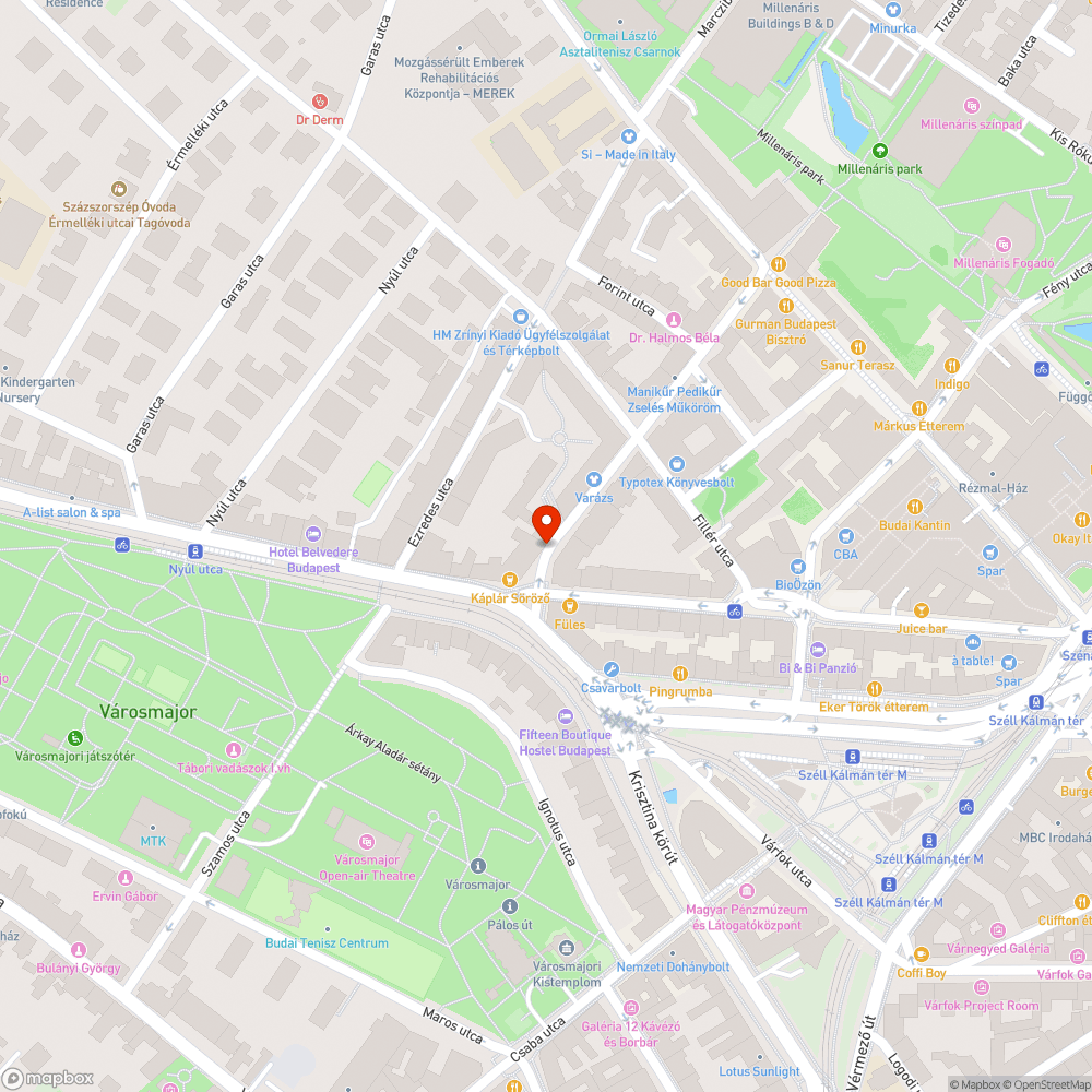 Kidőlt oszlop bejelentés helye