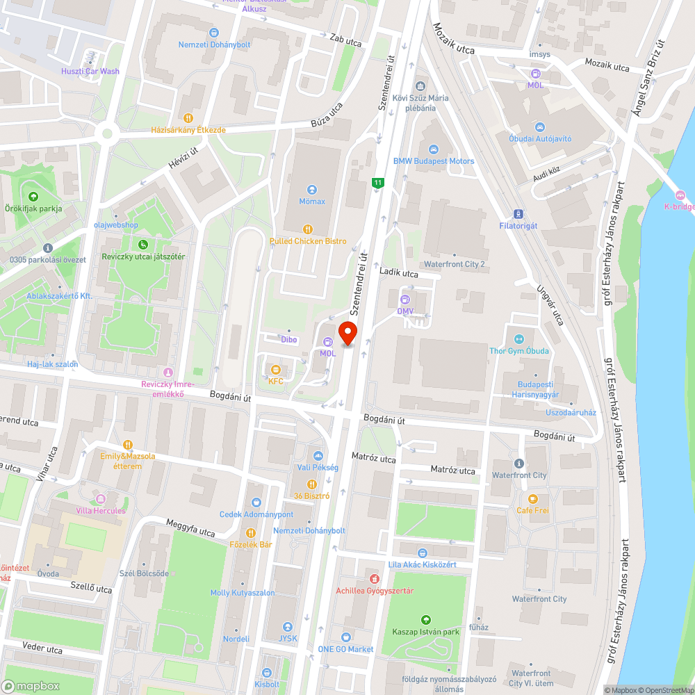 Süllyedt lefolyó bejelentés helye