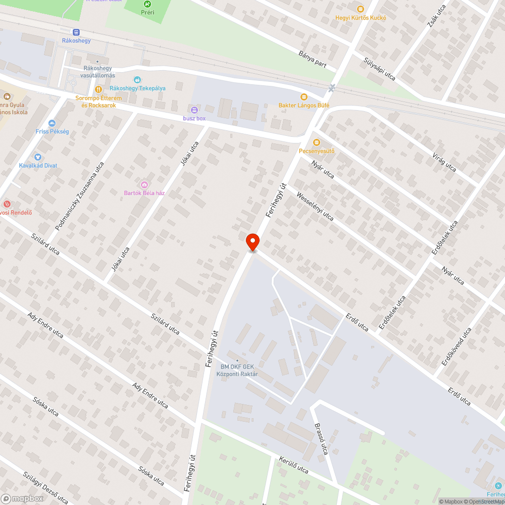 Bokor a kereszteződésben bejelentés helye