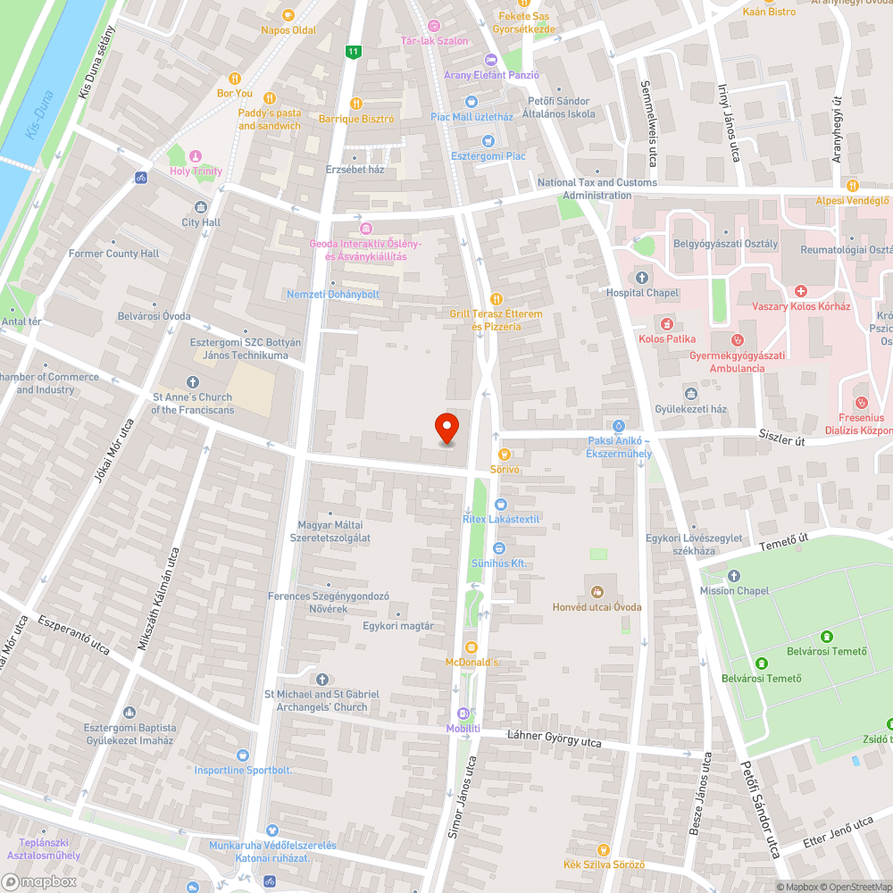 Szemét bejelentés helye