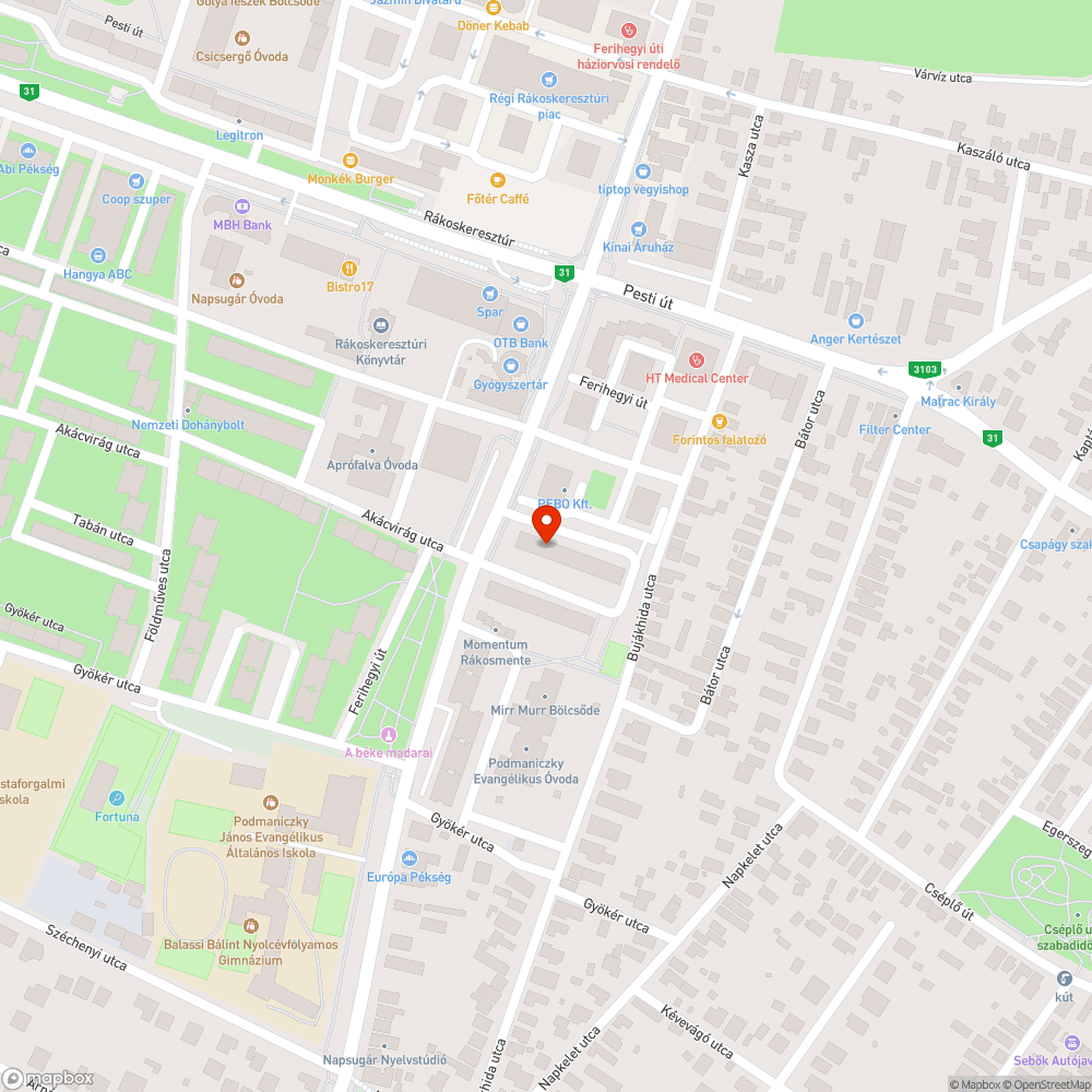 Közterületen tárolt elhagyatott tehergépjármű bejelentés helye