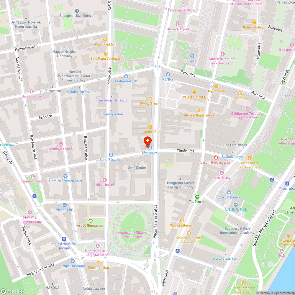 Beszakadt járda bejelentés helye