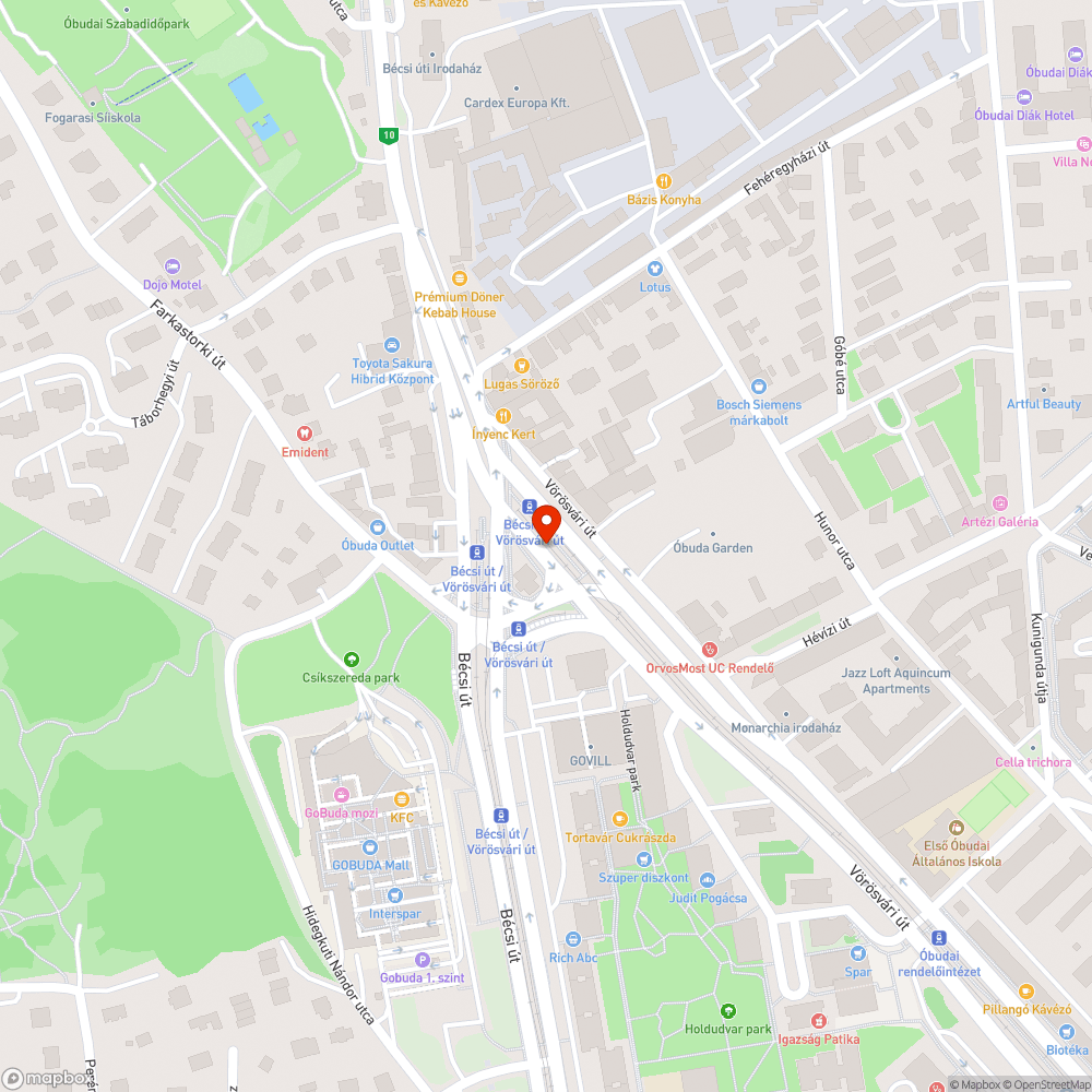 Busztábla felismerhetősége bejelentés helye