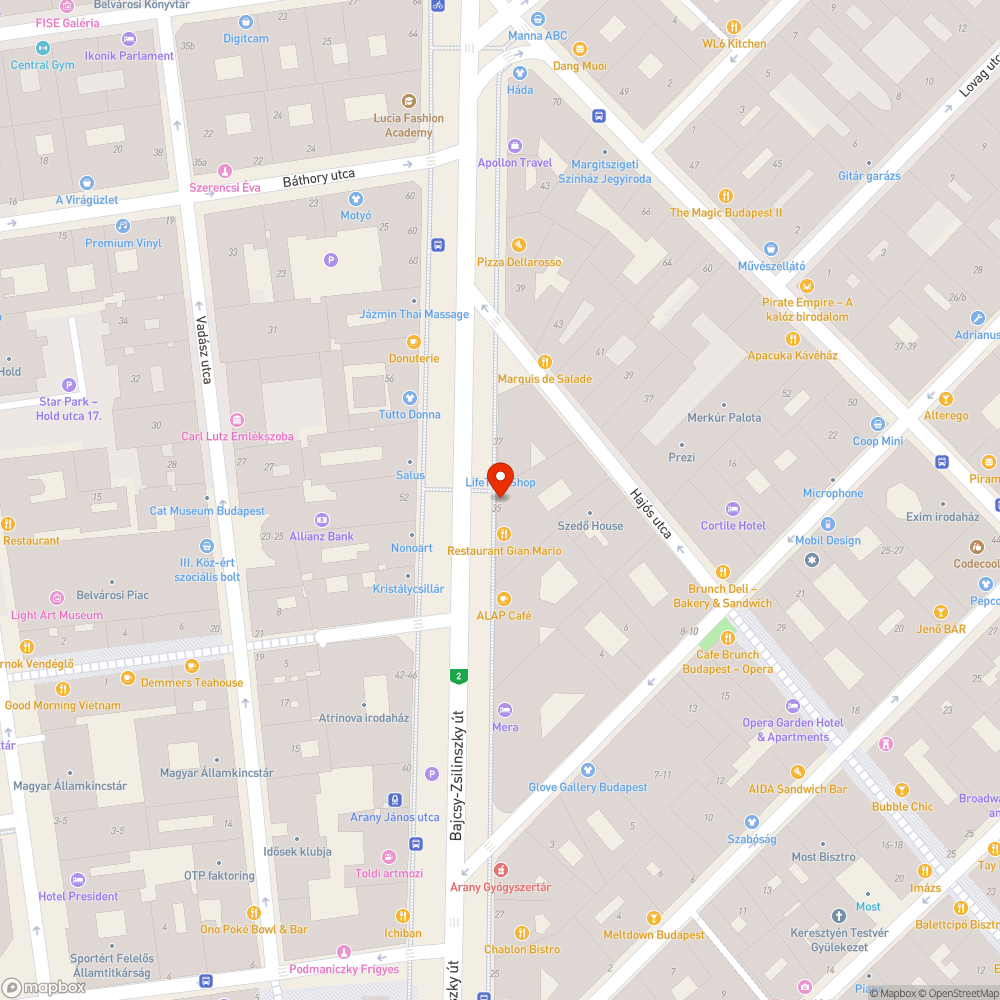 Hiányzó járdaburkolat bejelentés helye