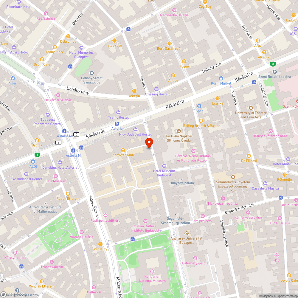 Tönkretett járda bejelentés helye