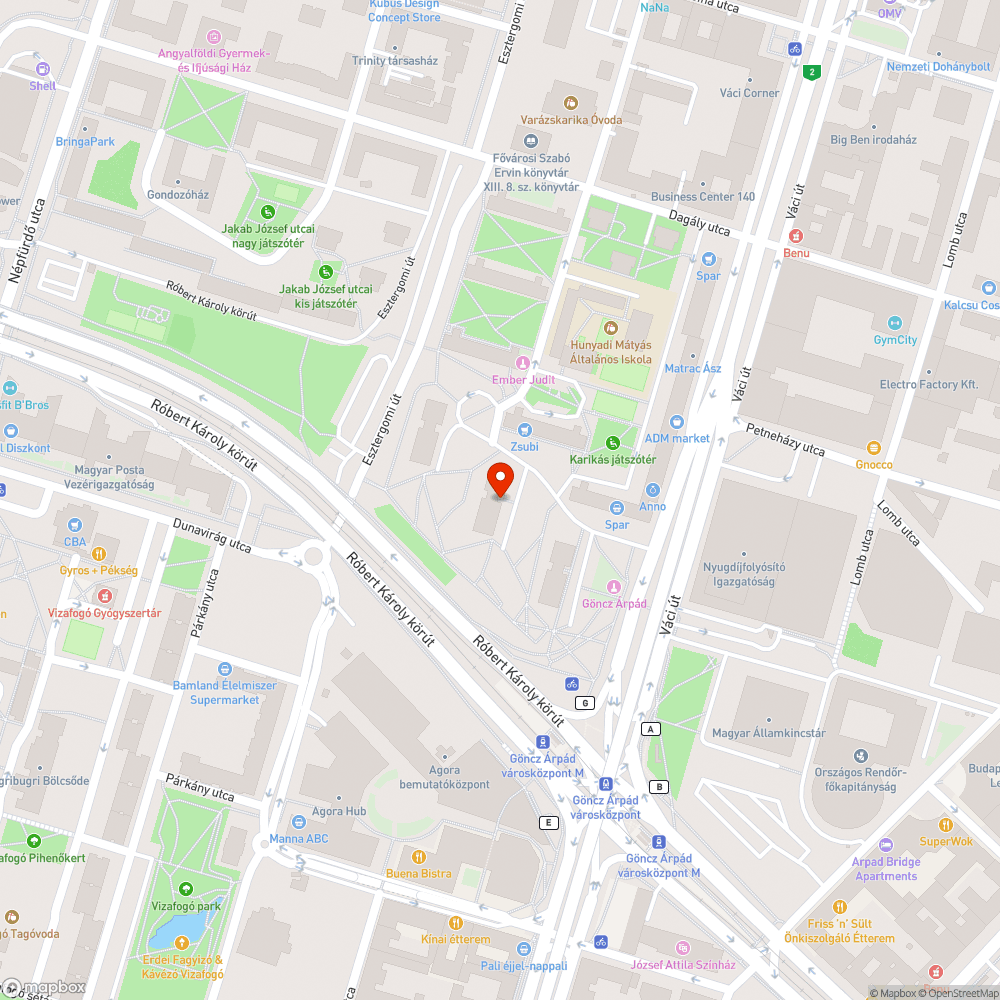 Megrongált ivókút bejelentés helye