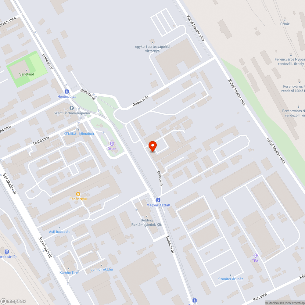 Gubacsi út 6c szemetelés megakadályozása bejelentés helye