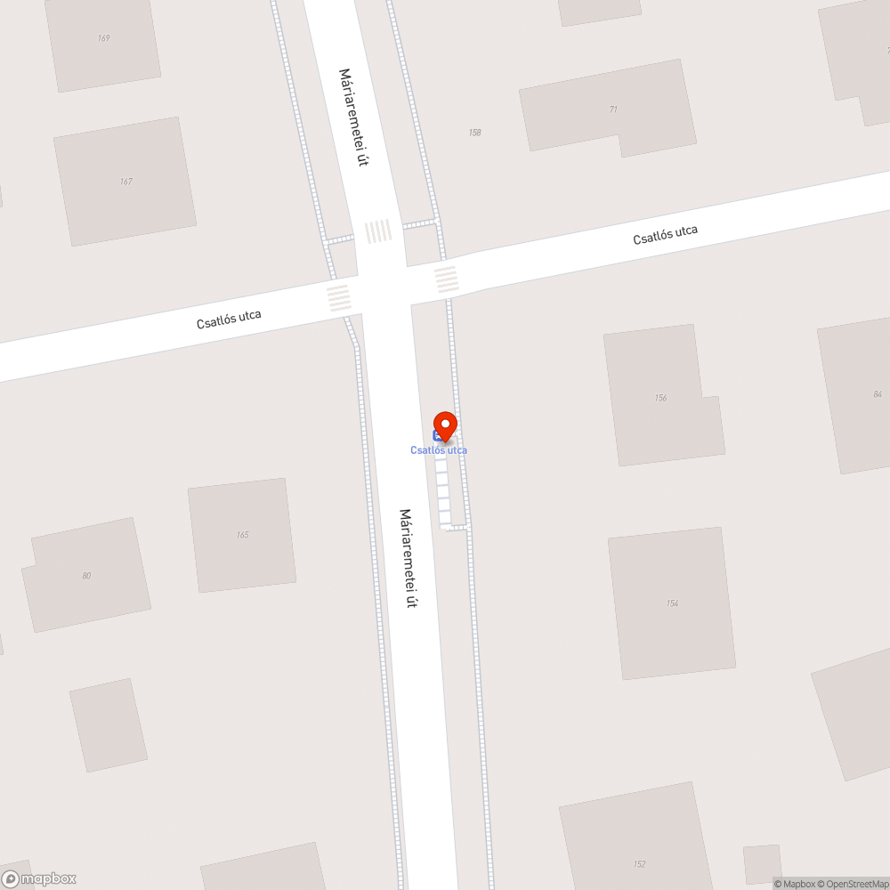 Buszmegálló üveg betört bejelentés helye