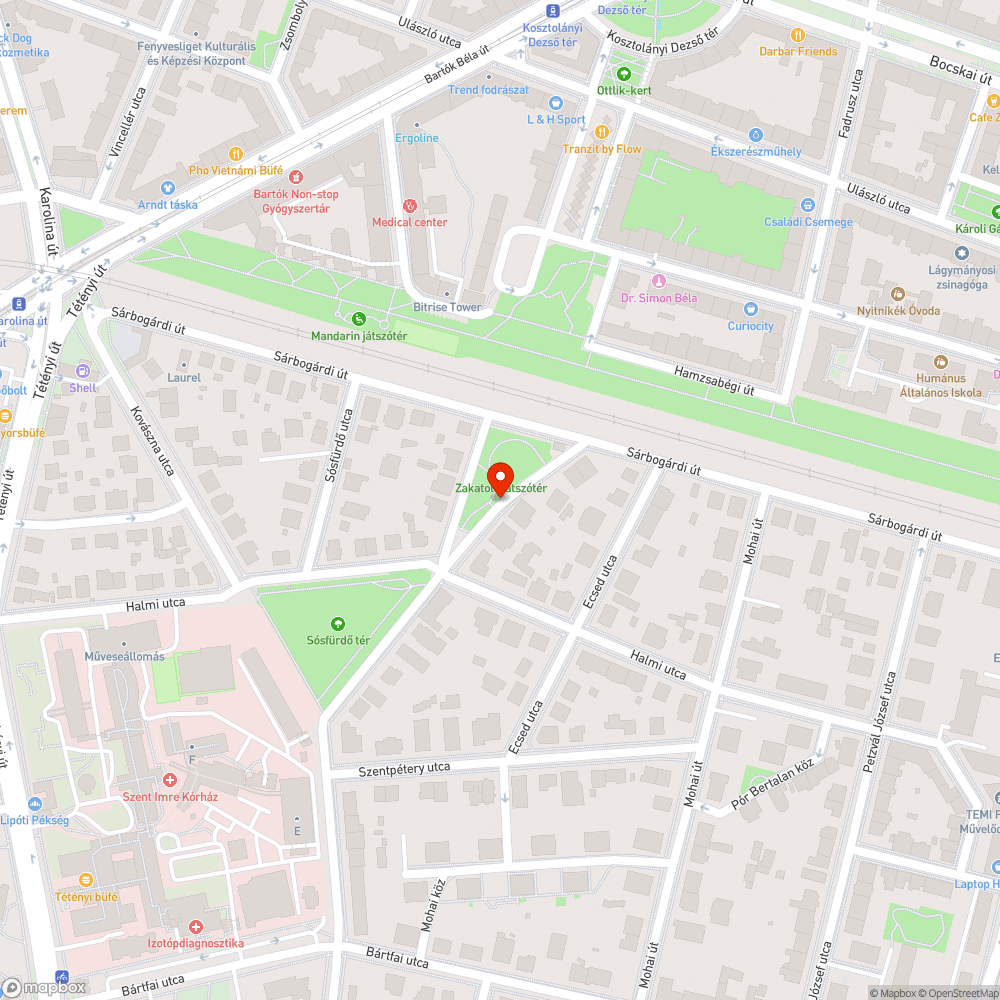 Lódarázs fészek bejelentés helye