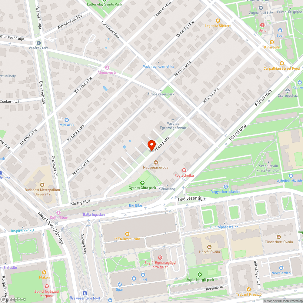 Hónapok óta parkol a jármű az utcán ugyanazon a helyen bejelentés helye