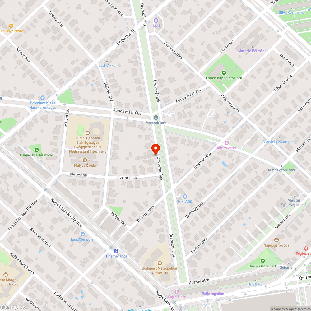 Plakátok bejelentés helye