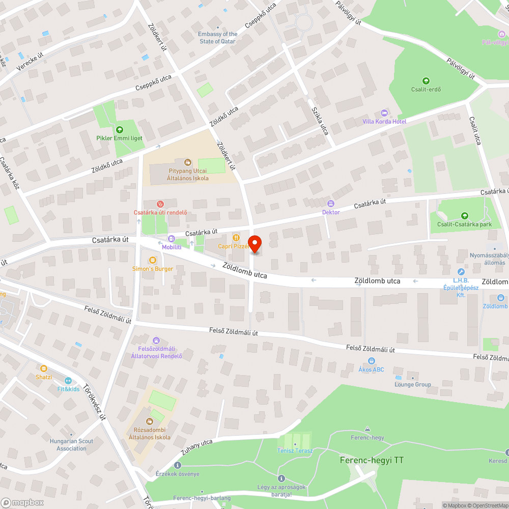 Veszélyes fa bejelentés helye