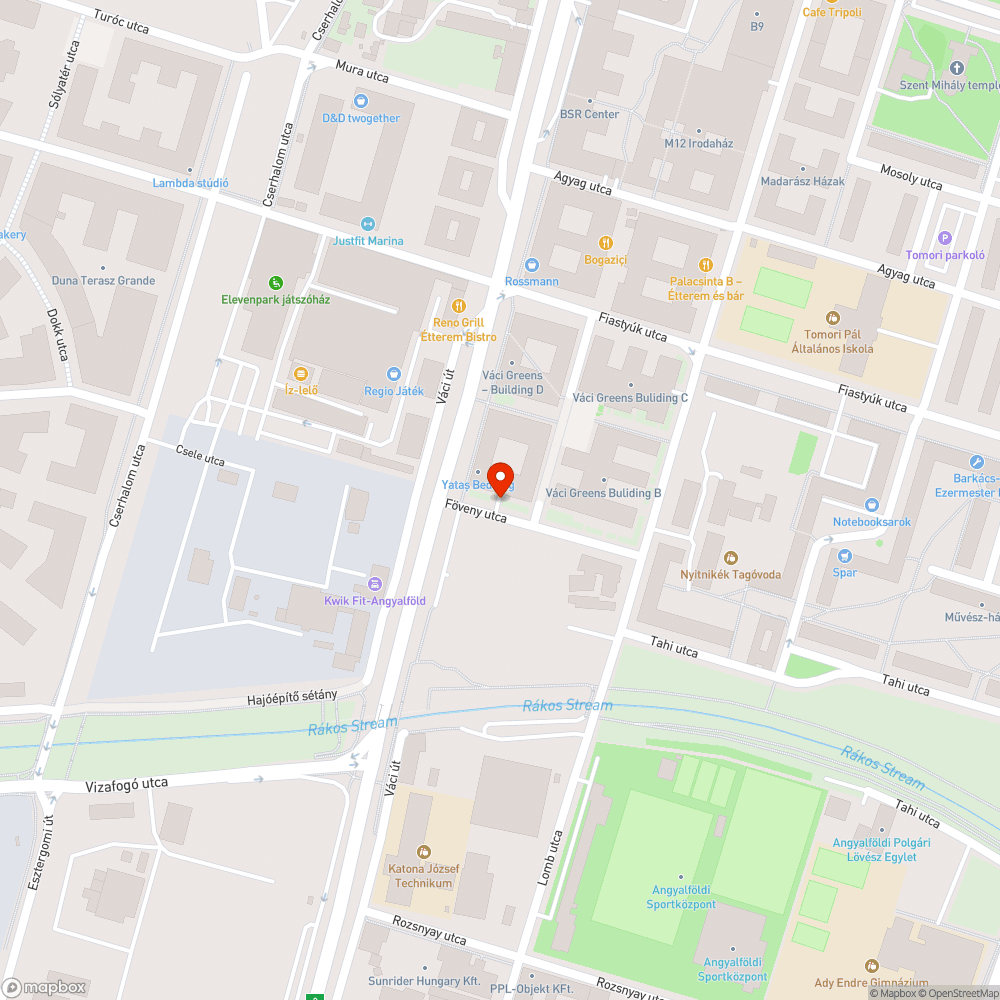 Megdőlt tábla bejelentés helye