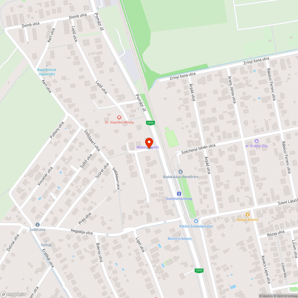 Eldugult esővízlevezetőnyílás bejelentés helye