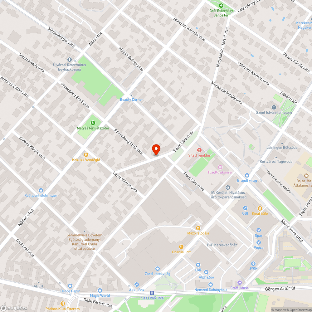 Csatornafedél hiány bejelentés helye