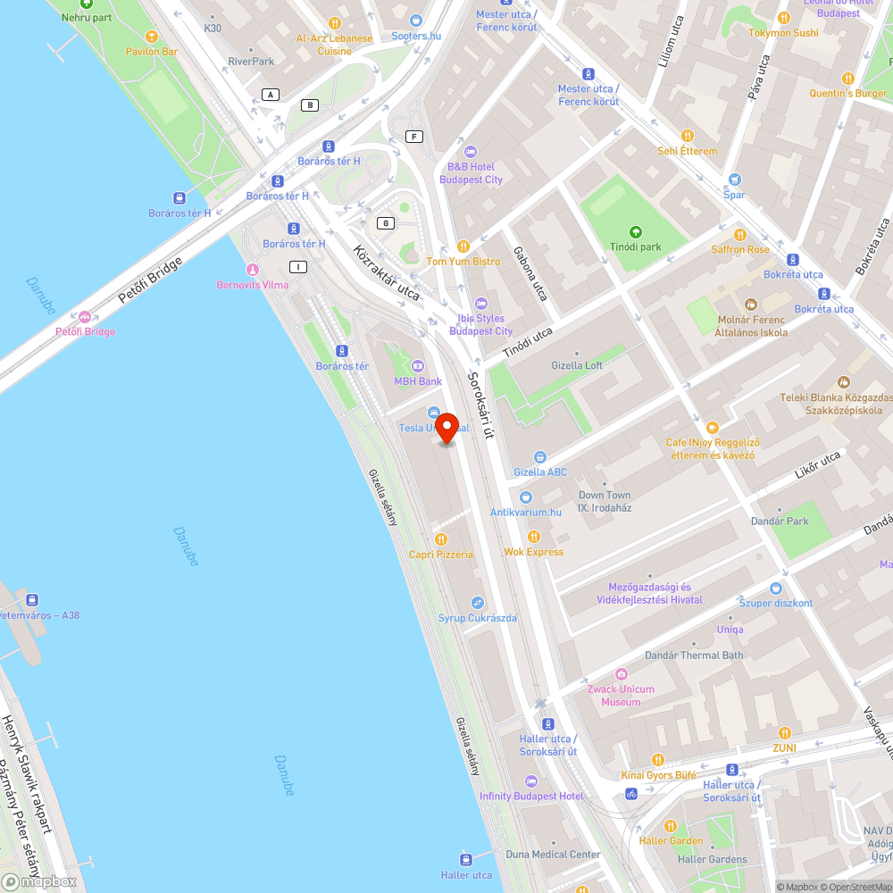 Szemét bejelentés helye