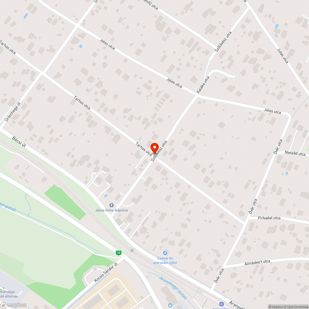 Tarhos-Szőlővész kút bejelentés helye