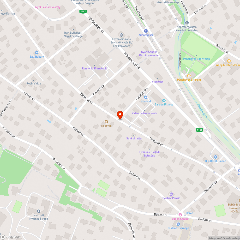 Tárogató úton mély beszakadt rész bejelentés helye