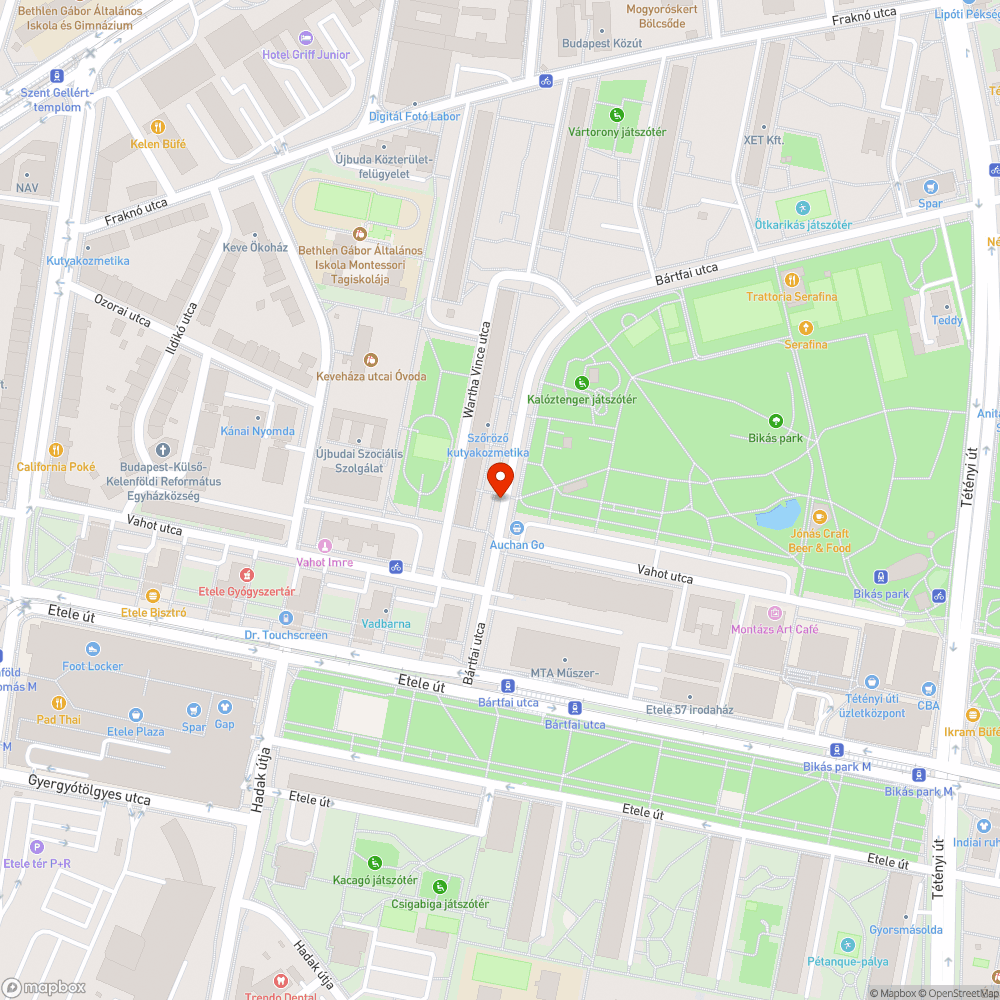 Áztatja a parkot a törött öntöző bejelentés helye