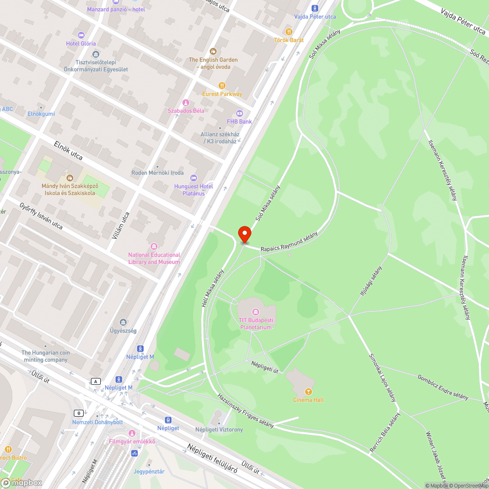 Zsákutca bejelentés helye