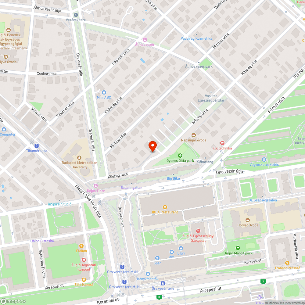 Elhagyott jármű hetek óta nem mozdul bejelentés helye