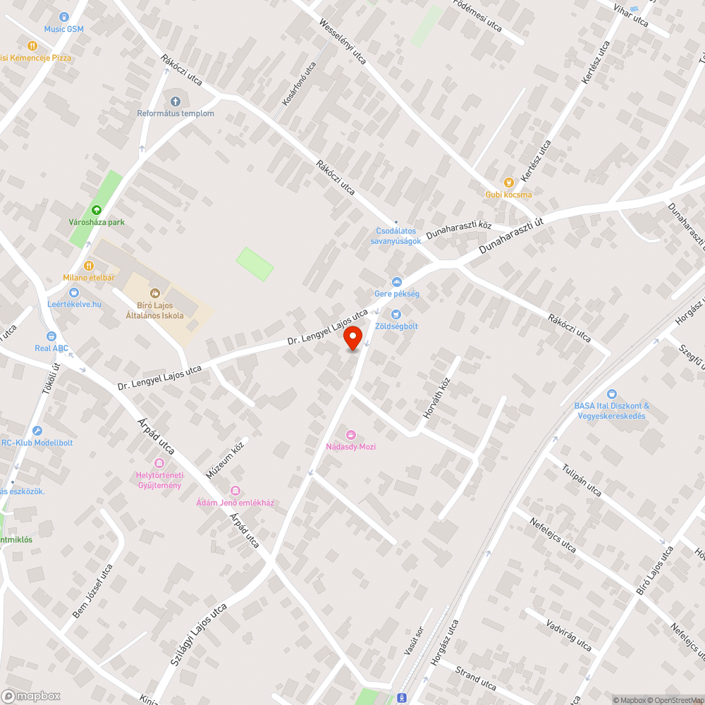 Parlagfű nő a járdán bejelentés helye