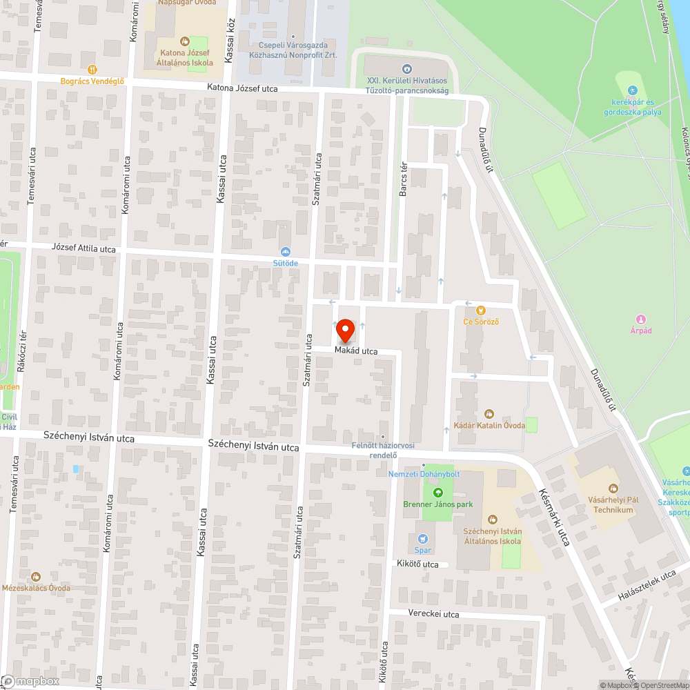 Kifakult utcanévtábla bejelentés helye