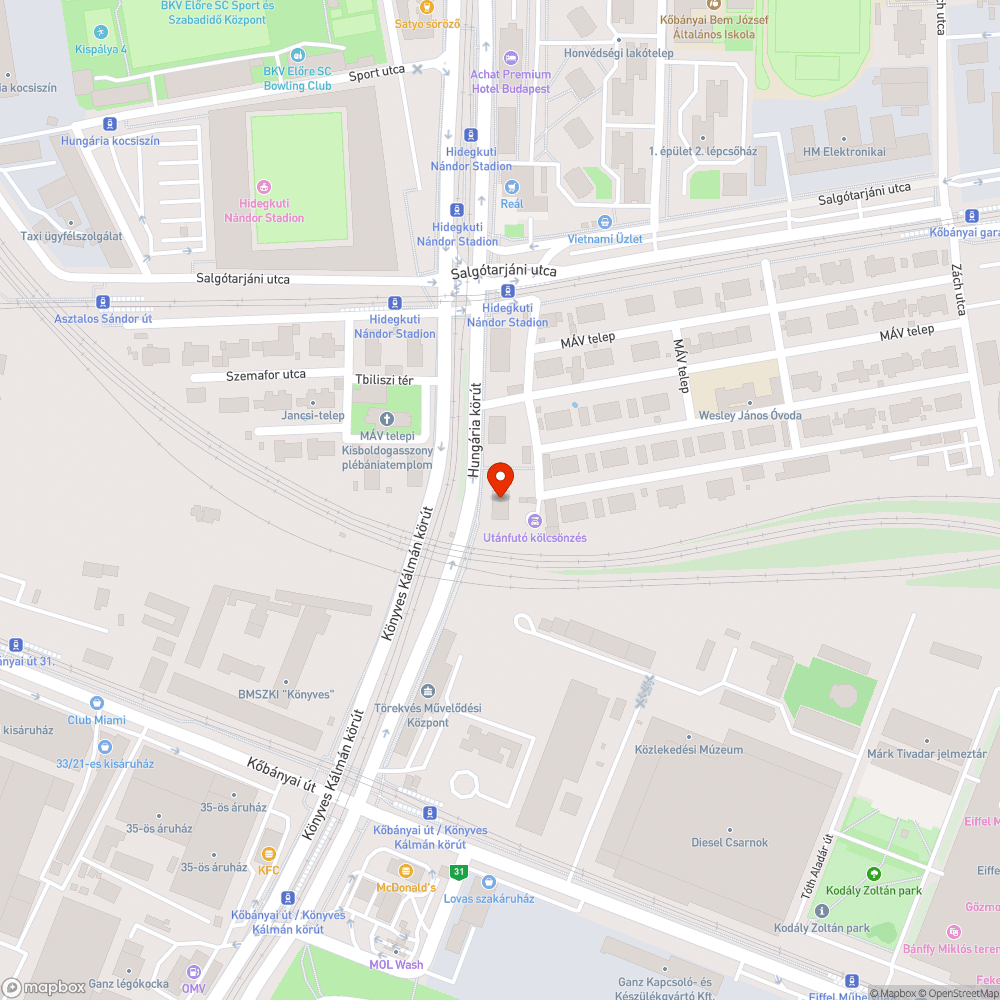 Elsüllyedt szekrény bejelentés helye