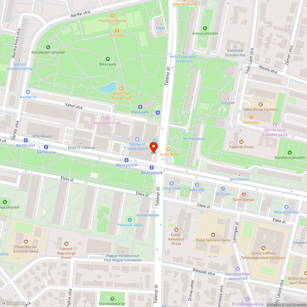 Szemét és törmelék bejelentés helye