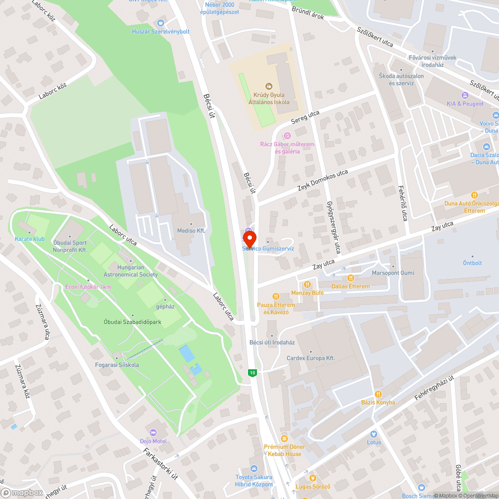 Parkolási lehetőség megszűnése, növényzet miatt bejelentés helye