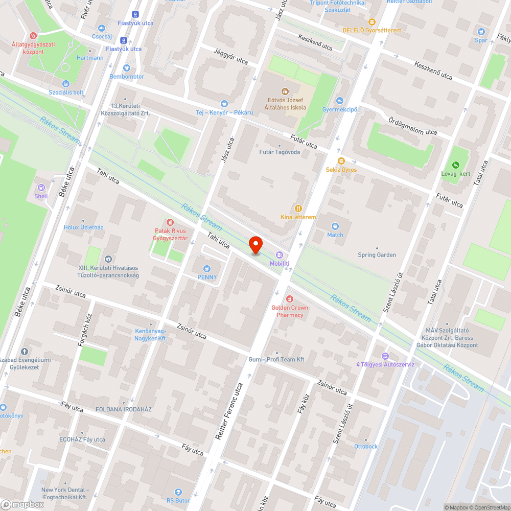 Kerékpárút menti korlát kitört bejelentés helye