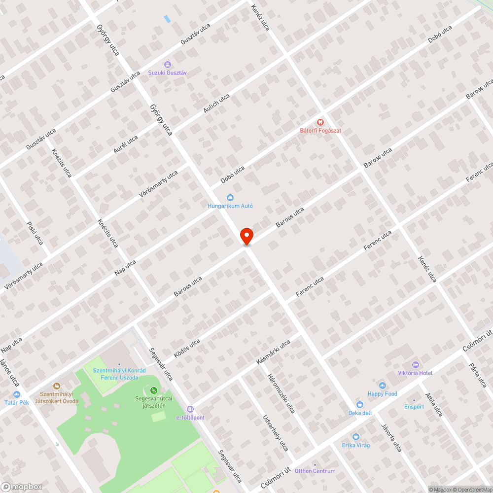 Veszélyes úthiba bejelentés helye