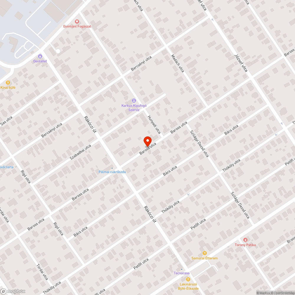 Megsüllyedt víznyelő bejelentés helye