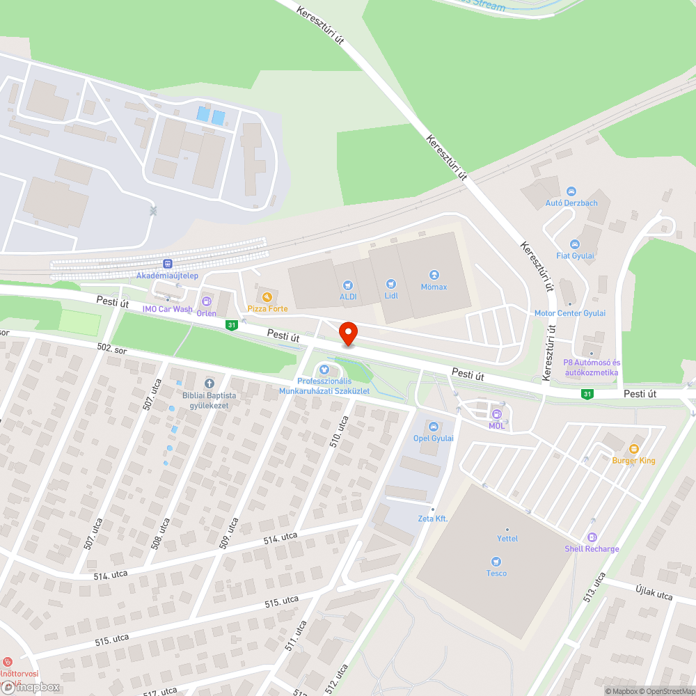 Szemetes vizes árok bejelentés helye